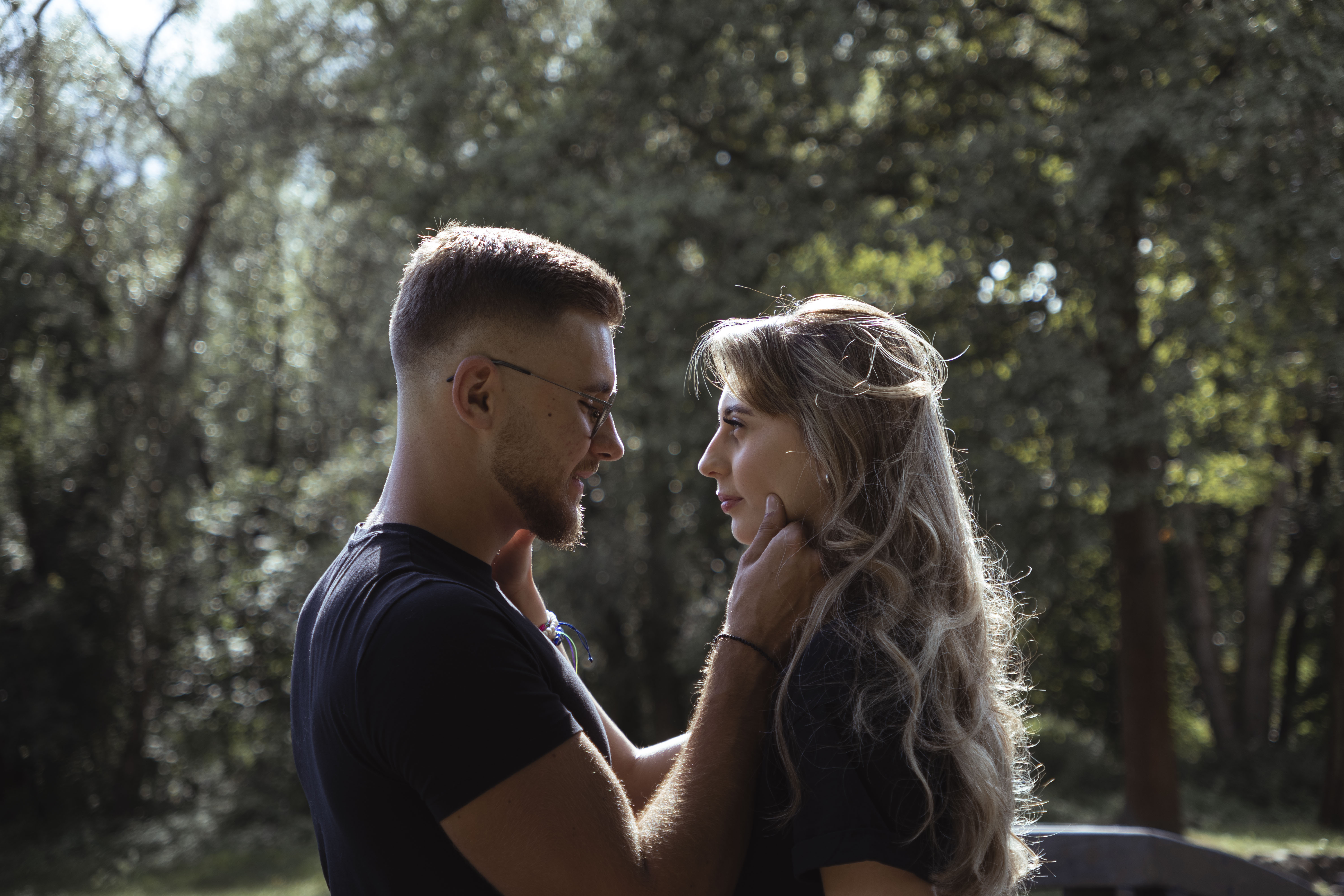 park miejski w Skawinie, sesja pary