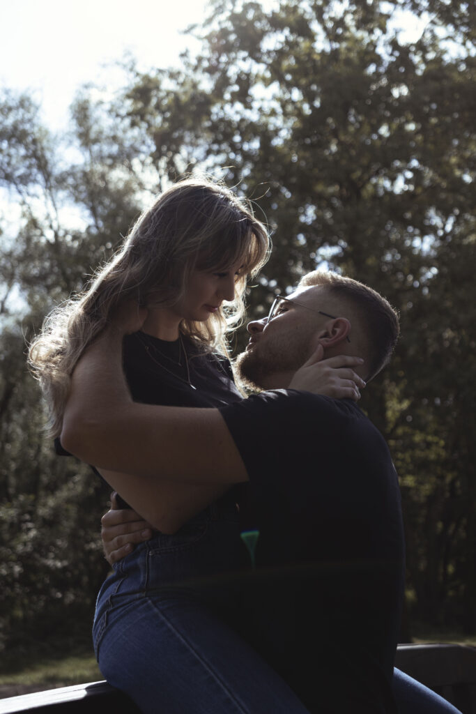 Park miejski w Skawinie, sesja portretowa