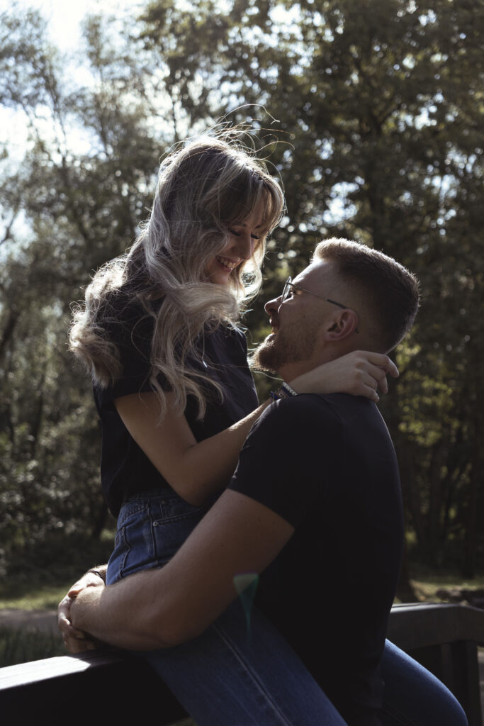 Park miejski w Skawinie, sesja portretowa