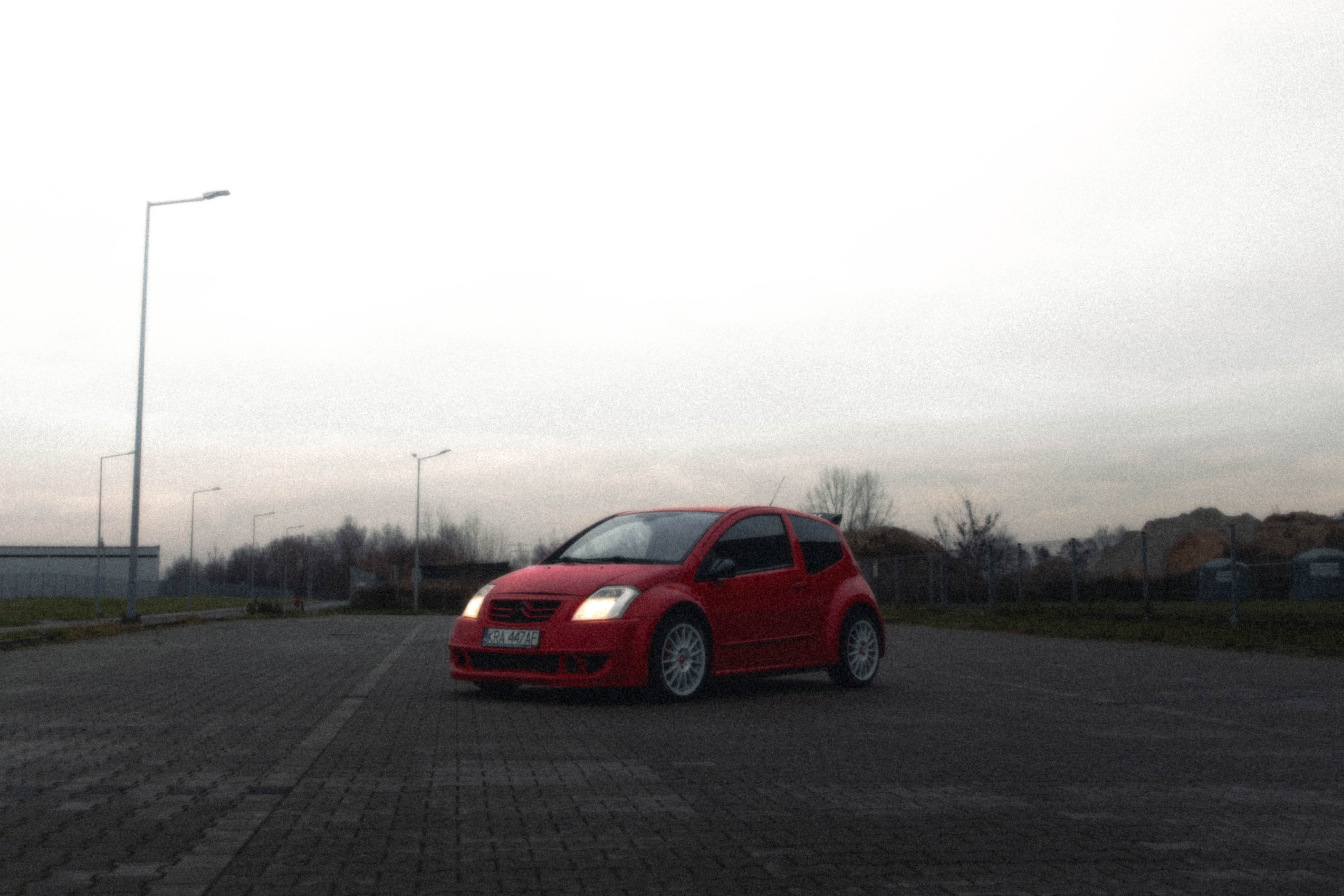 Ujęcie z daleka, fotografia samochodowa