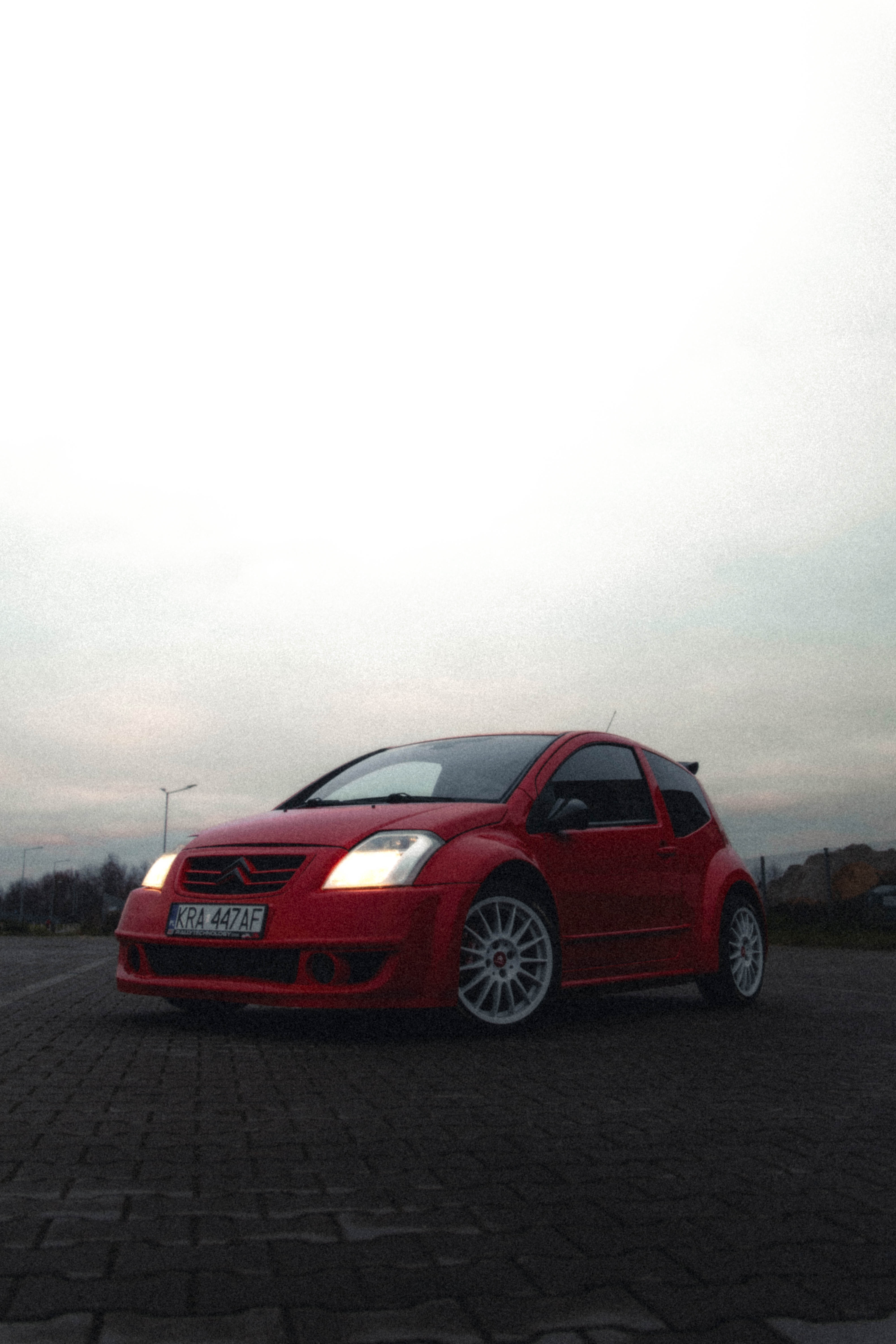 Ujęcie z daleka, fotografia samochodowa